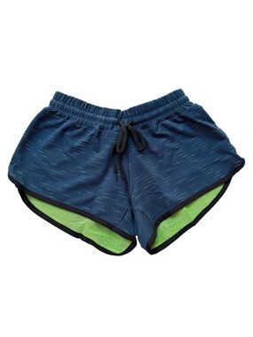Fit Division Women's Blue and Green Athletic Shorts Size S